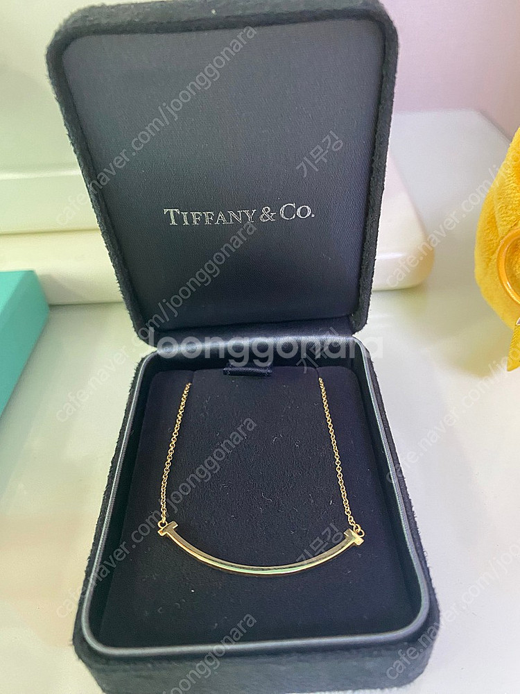 티파니앤코 스마일목걸이 스몰--1