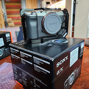 소니 sony a7c 실버 ,스몰리그 케이지 같이 드림