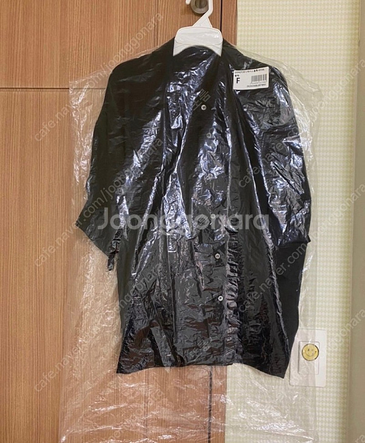 새상품)살롱드리앙 린넨셔츠 블랙--2