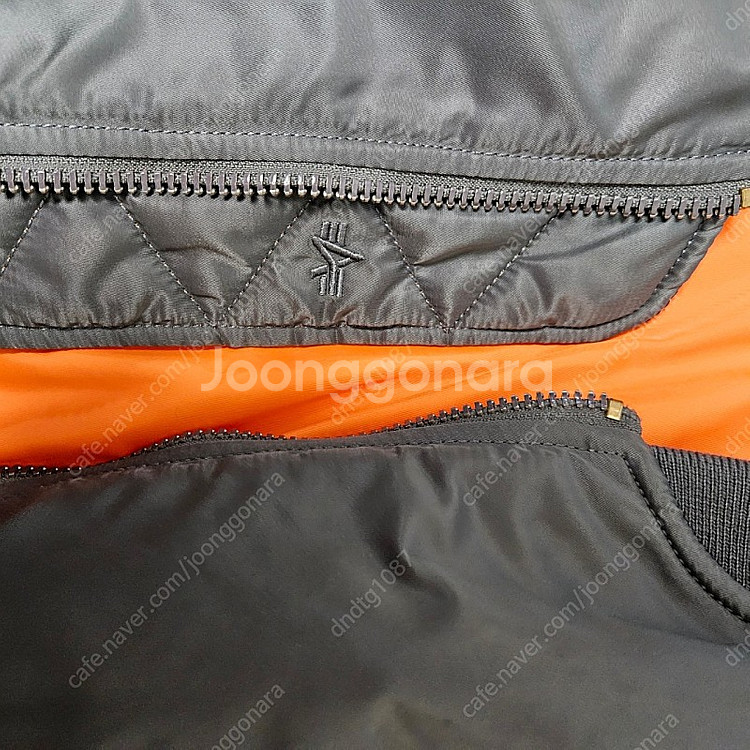 알파인더스트리 / MA-1 레귤러 Gun Metal / M사이즈--2