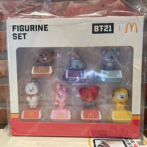 맥도날드 BT21 피큐어 세트 미개봉 새상품 양도 판매