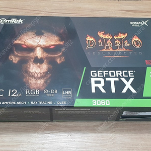 디아블로2 레저렉션 RTX 3060 그래픽카드 풀박스