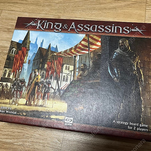 킹 앤 어쌔신(King&Assassins) 보드게임 판매합니다.(2인 전용 보드게임)