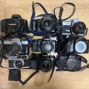 미놀타 필름카메라 9대 정리합니다