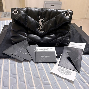 생로랑 체인숄더백 블랙은장 (YSL SAC LOULOU)