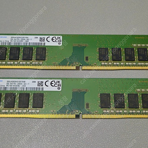 삼성 DDR4 3200 8gb 2개 (16gb) 판매합니다