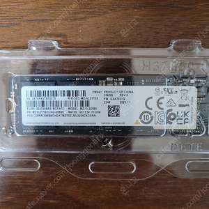 삼성 ssd pm9a1 256G(미사용/나사포함)