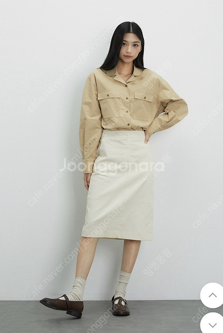 미쏘 mixxo 테일러드 카라 포켓셔츠--0