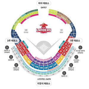 9/30 SSG:기아 랜더스필드 1루 내야패밀리존(저)이랑 3루 내야패밀리존(님) 교환하실분