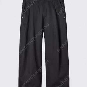 해칭룸 Deep Pleats Trousers V2 Black 2(S)