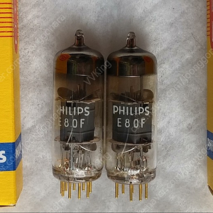 Philips 필립스 E80F. SQ 금핀 NOS NIB 메치페어판매