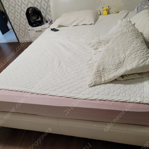 용인.가격내림.한샘침대 고급 퀸사이즈 프레임/매트리스 포함