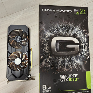 GAINWARD GTX1070Ti D5 8GB Dual 판매합니다.