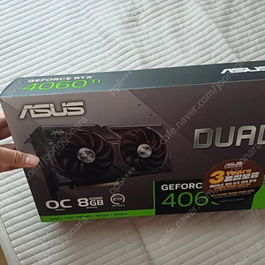 단순개봉] ASUS RTX 4060 Ti DUAL 팝니다.
