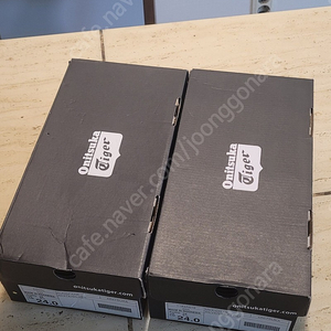 오니츠카타이거 운동화 상자만 박스만 2개 개별구매 가능