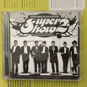 슈퍼 주니어 두번째 아시아 투어 Super Show 2 비매품 주얼 CD (음원 CD, 가요 음반)