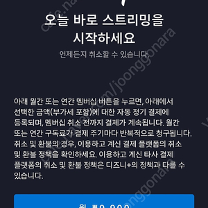 디즈니플러스 1개월 파티원