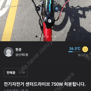 센터드라이브 750W Mtb (배터리 미포함)