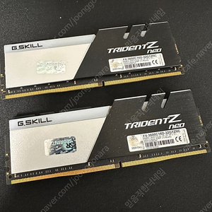 gskill trident z neo ddr4 3600 cl16 32gb 10만