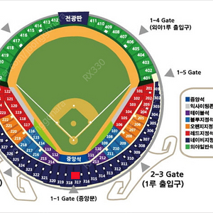 두산베어스 10월3일 키움전 중앙네이비 4연석 판매합니다.(정가판매)