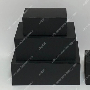 소/중/대/특대 포장상자 선물상자 박스 블랙 포장재료