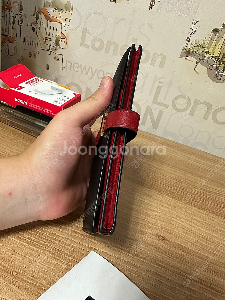 에르메스 베안 장지갑--3