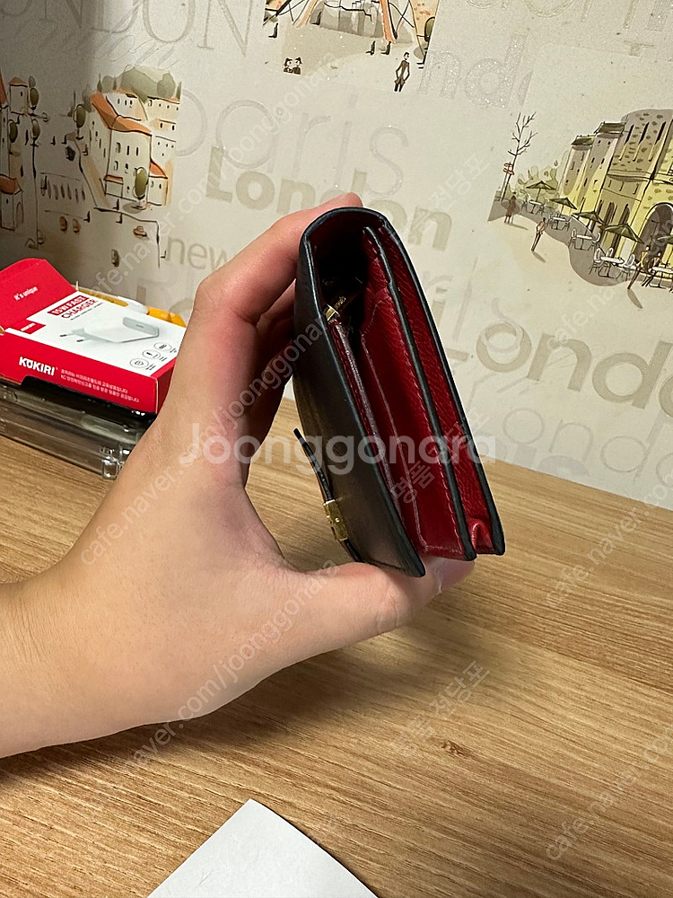 에르메스 베안 장지갑--4