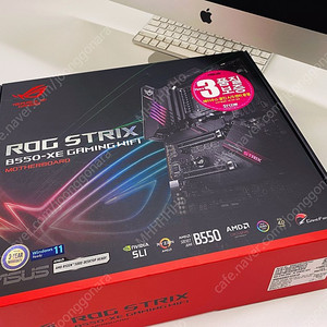 ASUS ROG STRIX B550-XE gaming wifi 메인보드 미개봉 풀박