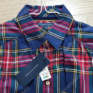 타미힐피거 여성 롱블라우스