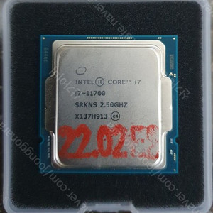 인텔 I7-11700 벌크 CPU팝니다. (쿨러 없음)