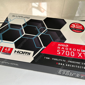 사파이어 AMD Rx5700XT 레퍼 8G