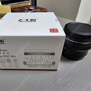 7장인 35mm F1.2 M2 렌즈 7artisans 후지 X 7 아티산스 판매합니다.