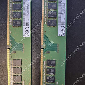 삼성메모리 ram ddr4 3200 8기가 2장일괄 미사용제품