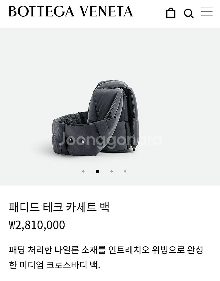 보테가 베네타 카세트 백--1