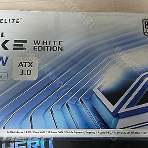 맥스엘리트 MAXWELL DUKE 1300W 80PLUS PLATINUM 풀모듈러 ATX 3.0 WHITE 판매 합니다