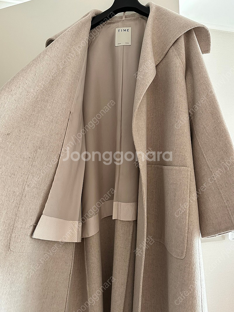 타임 세일러 벨티드 코트--5