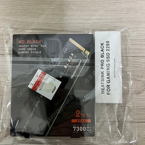 WD BLACK SN850X M.2 NVMe 2TB 판매 (정발 미개봉)