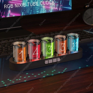 RGB LED 데스크탑 시계 판매해요