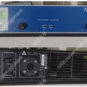 TIRA Analog Amplifier BAA 60 진동기 파워앰프 Frequency range 2 Hz - 20 kHz