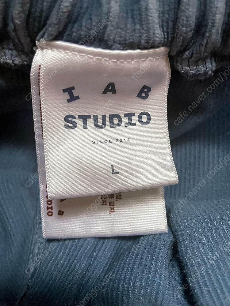 [L] 아이앱 코듀로이 쇼츠 오션 블루--1