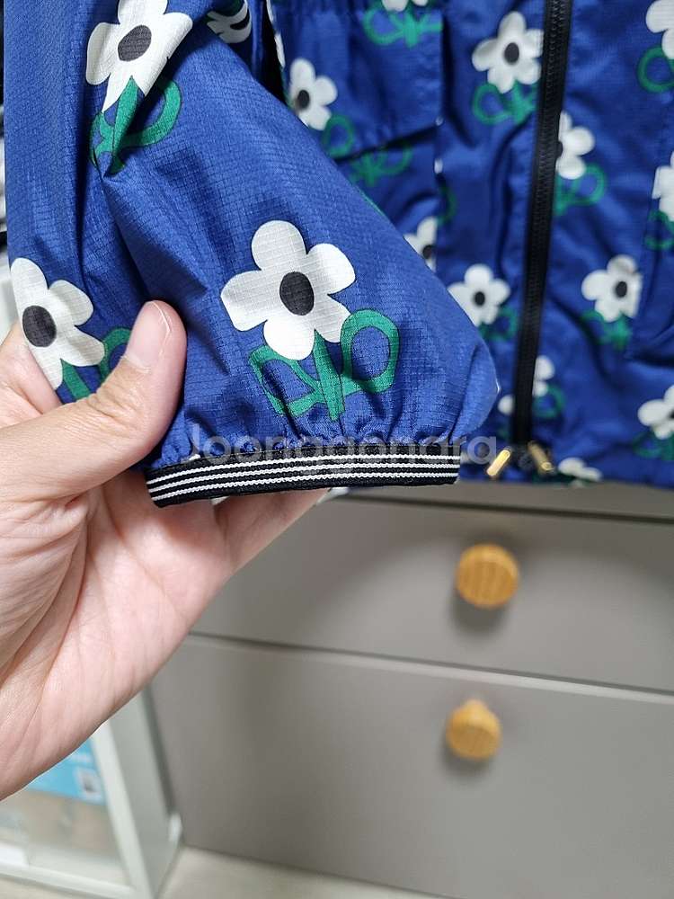 리미떼두두 블루플라워 바람막이 점퍼 XL 120--4