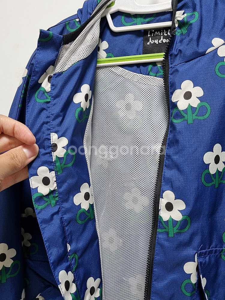 리미떼두두 블루플라워 바람막이 점퍼 XL 120--5