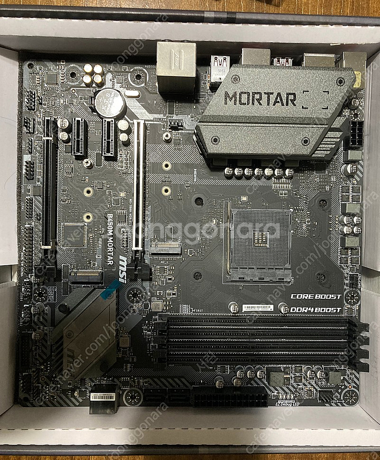 MSI 박격포 b450 메인보드 택포--0