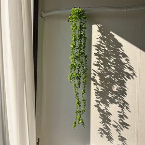 유칼립투스 95cm 그린 풀 잎 행잉 플랜트 바인 벽 인테리어 장식 소품