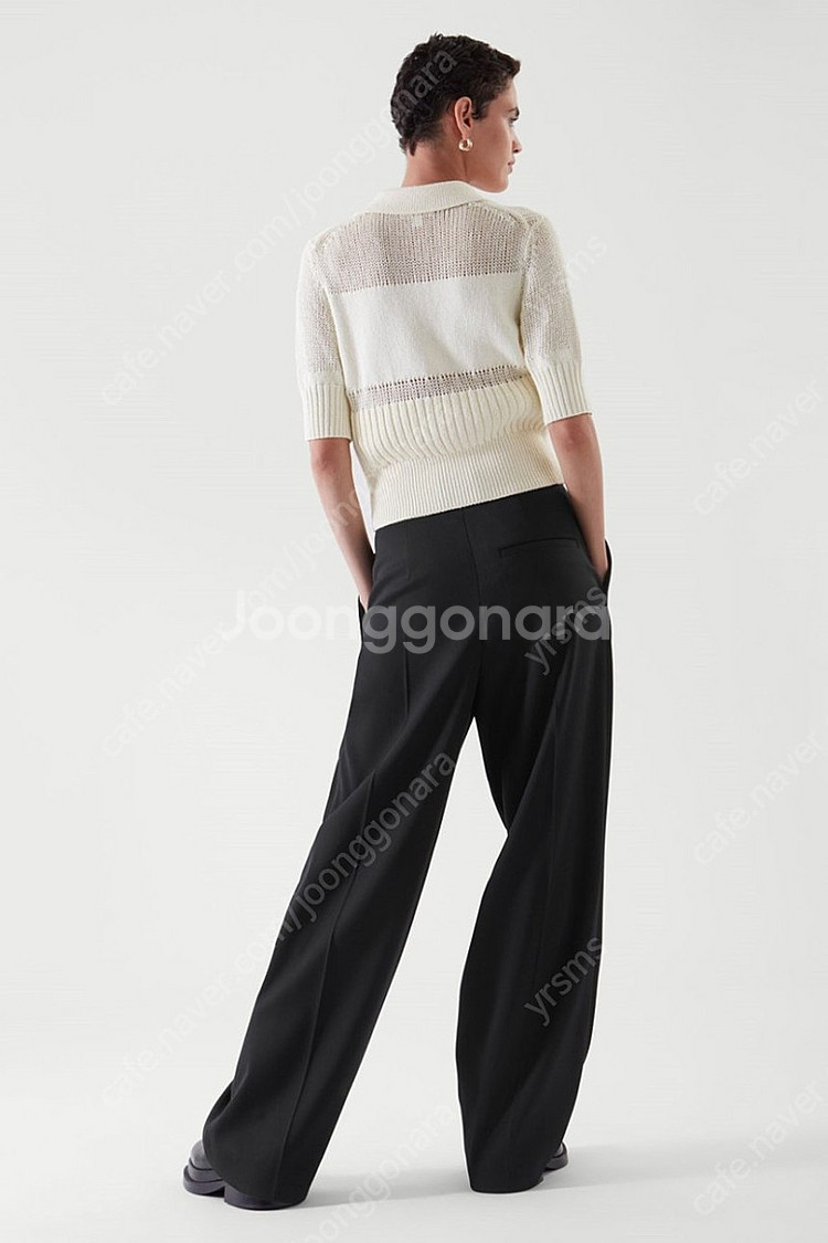 코스 매쉬패널 가디건 아이보리 xs(새상품)--3