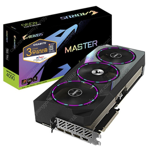 GIGABYTE AORUS 지포스 RTX 4090 Master D6X 24GB 어마 팝니다