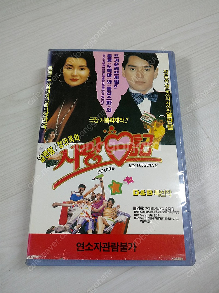 홍콩영화 장만옥 알란탐 주연 사랑일기 비디오 테이프--0