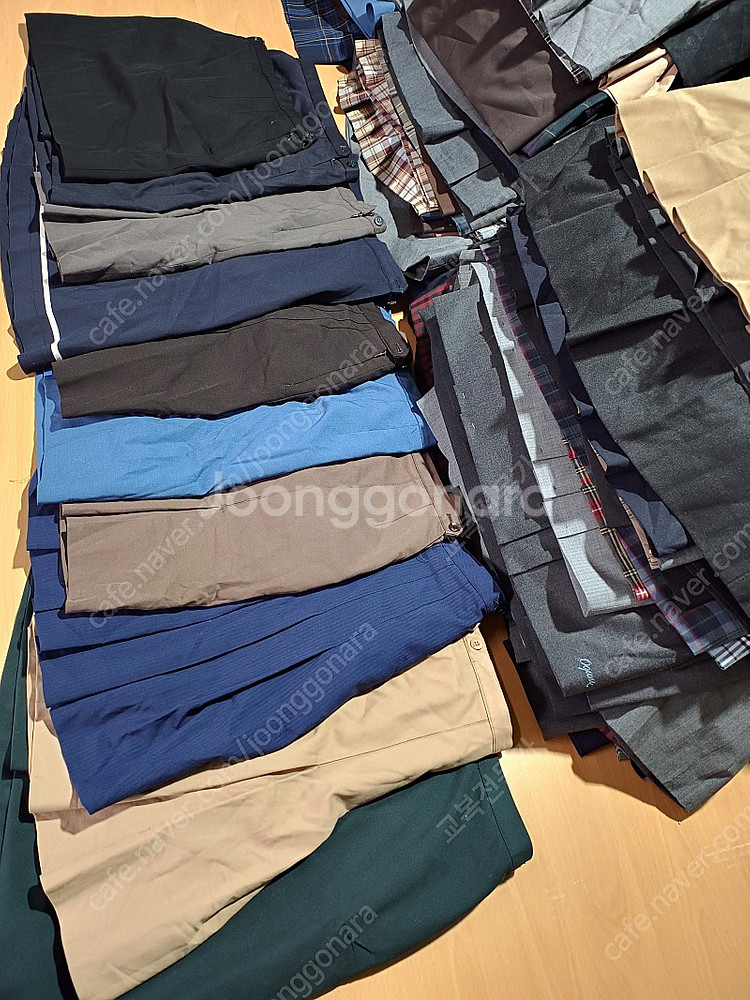 중고 교복치마 사이즈71 10장 택포19000