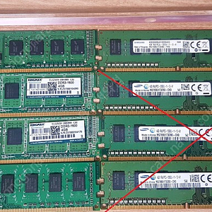 데스크탑 메모리 DDR3 4G 몇장