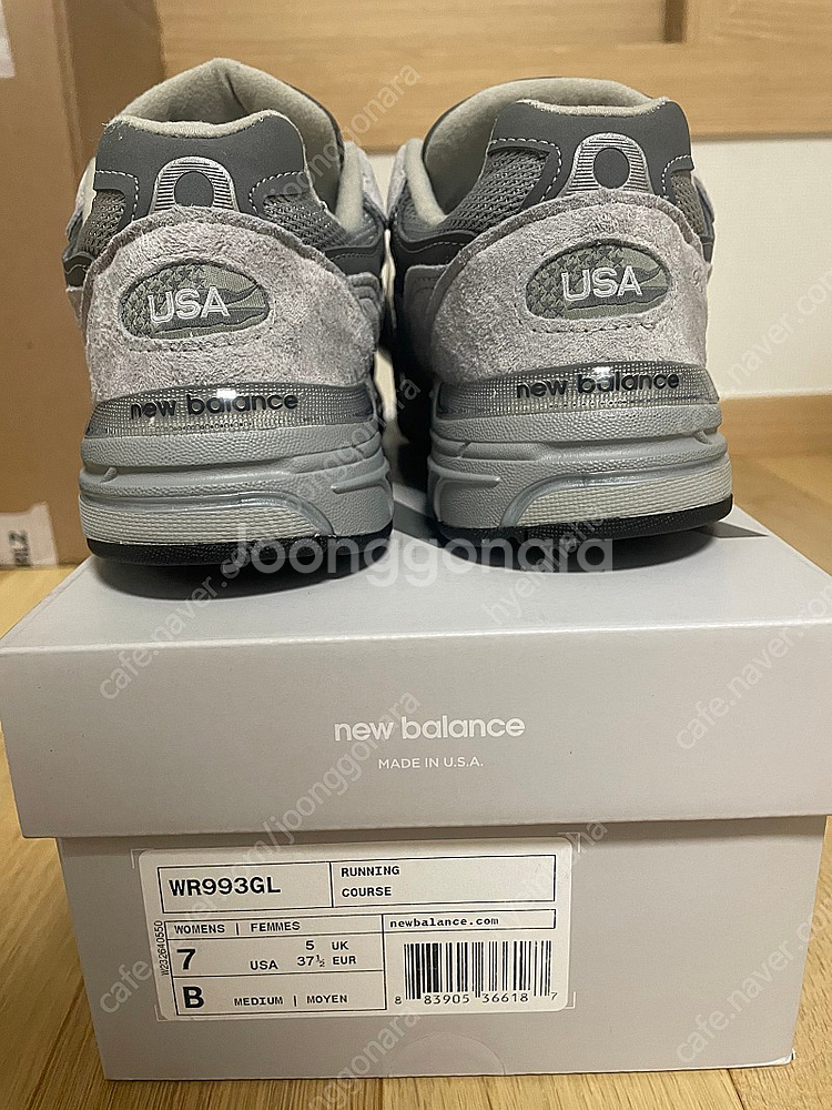 뉴발란스 993 우먼 us7(240) B스탠다드--1